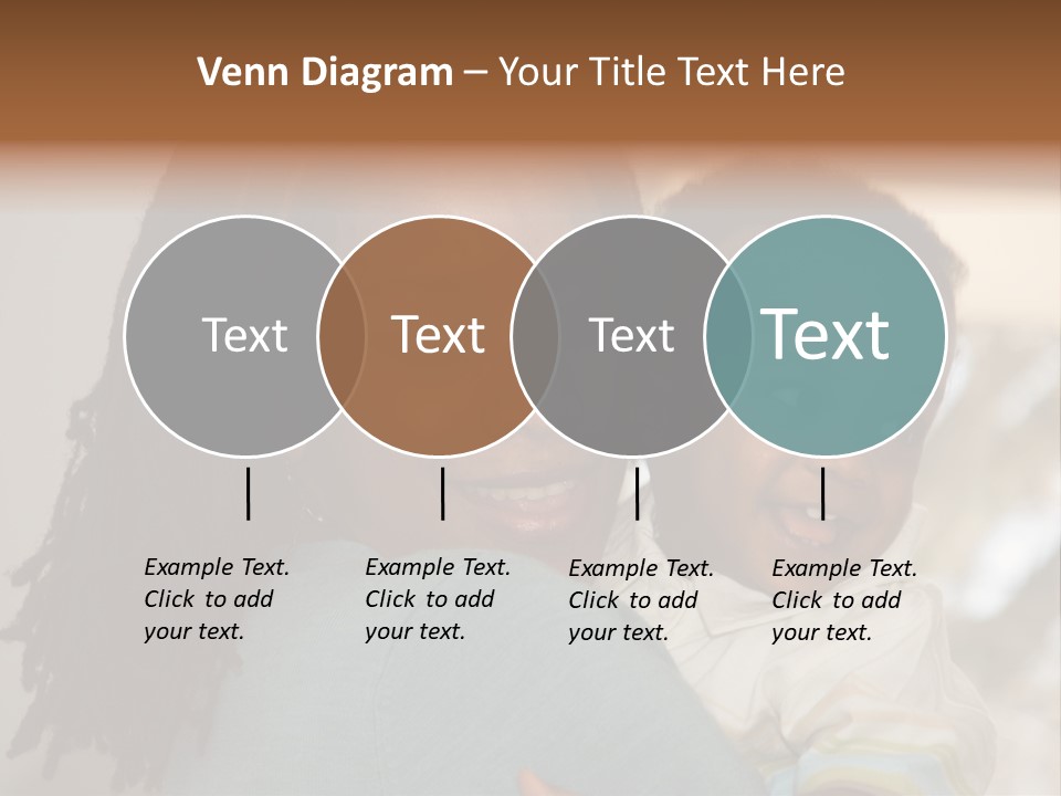 Blue Grunge Background With Dripping Blood PowerPoint Template