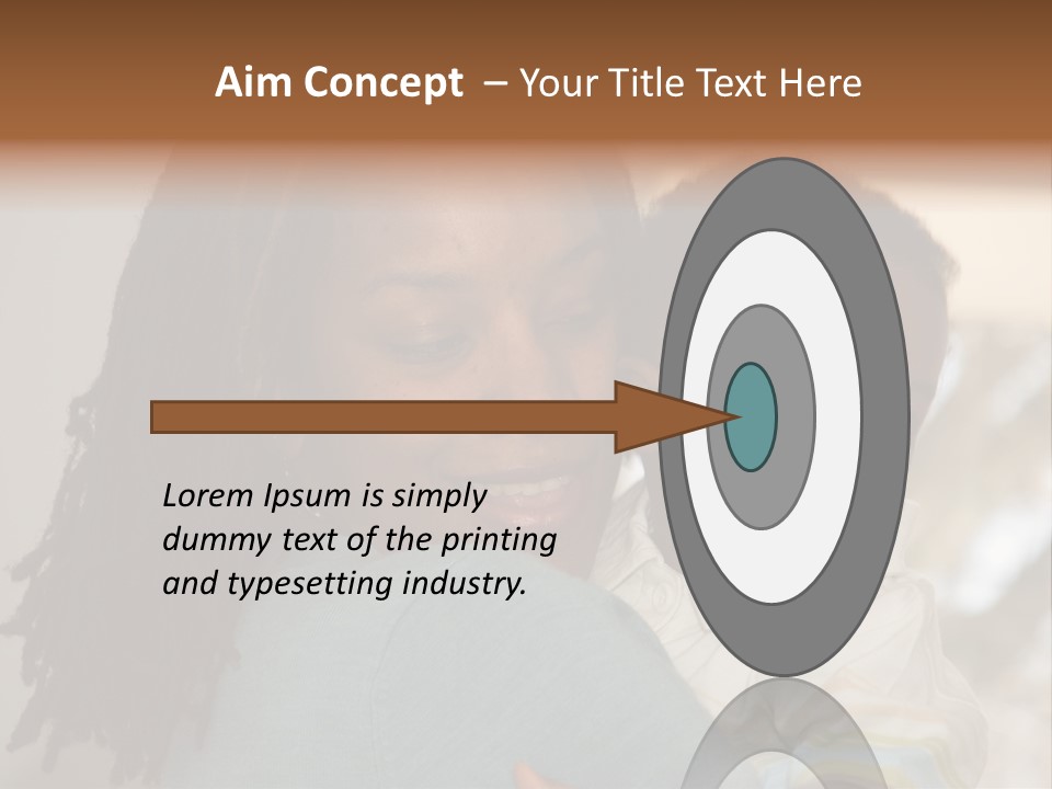 Blue Grunge Background With Dripping Blood PowerPoint Template