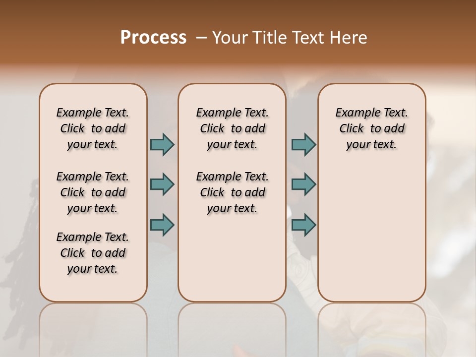 Blue Grunge Background With Dripping Blood PowerPoint Template