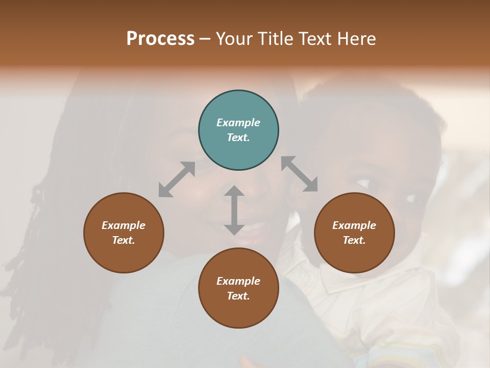 Blue Grunge Background With Dripping Blood PowerPoint Template