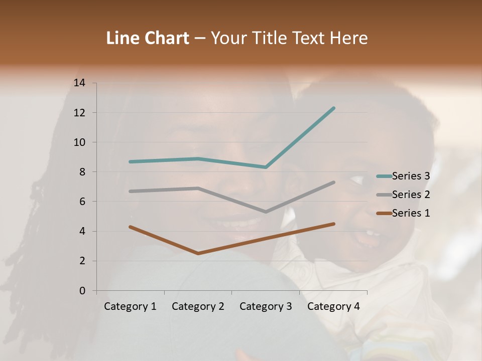 Blue Grunge Background With Dripping Blood PowerPoint Template