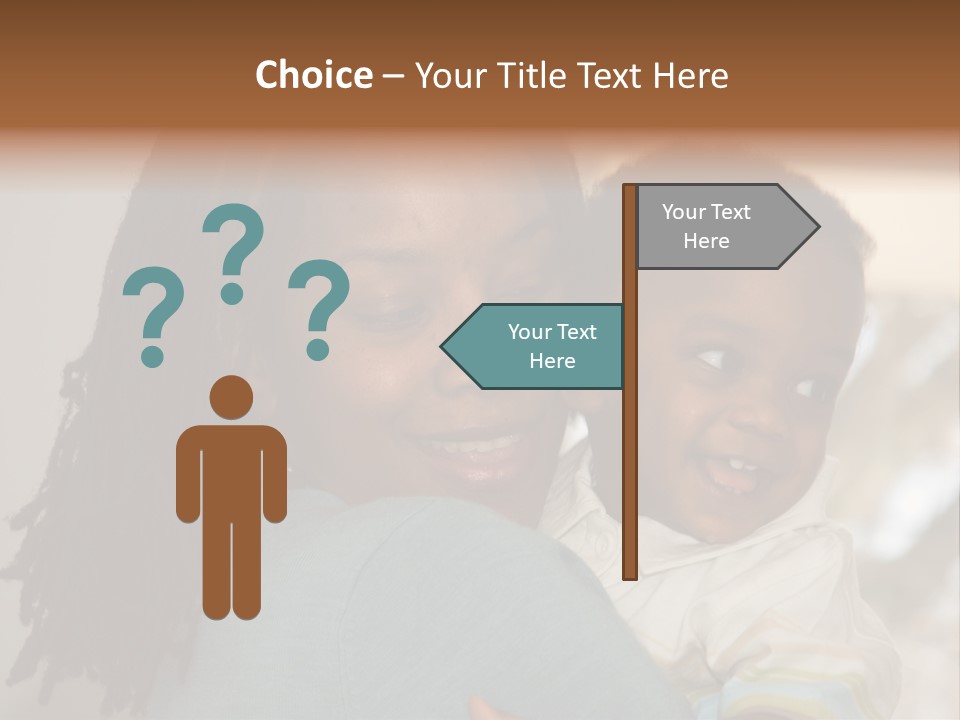 Blue Grunge Background With Dripping Blood PowerPoint Template