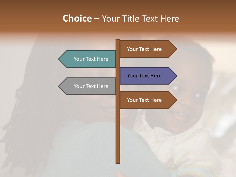 Blue Grunge Background With Dripping Blood PowerPoint Template