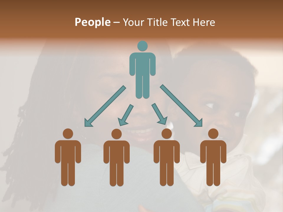 Blue Grunge Background With Dripping Blood PowerPoint Template