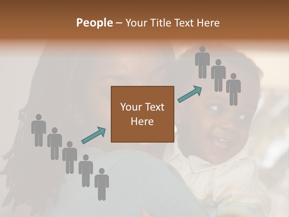 Blue Grunge Background With Dripping Blood PowerPoint Template