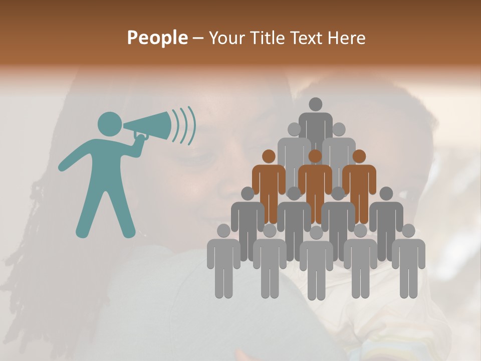 Blue Grunge Background With Dripping Blood PowerPoint Template