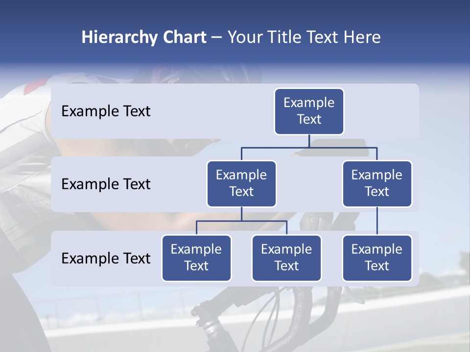 Cyclist On Velodrome PowerPoint Template