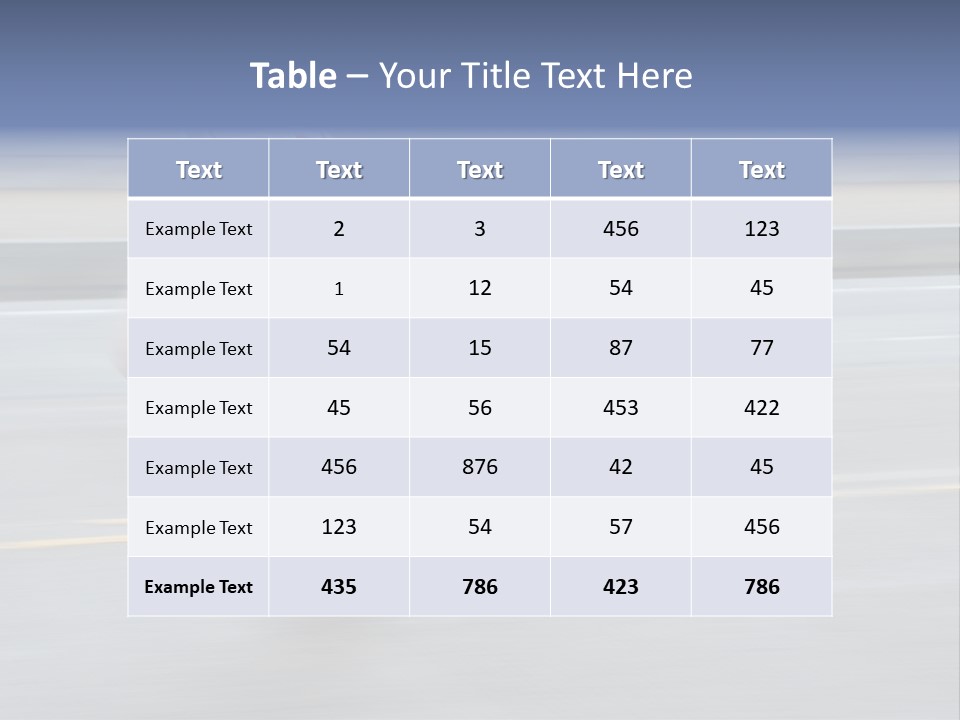 A Woman Running On A Road With A Blurry Background PowerPoint Template