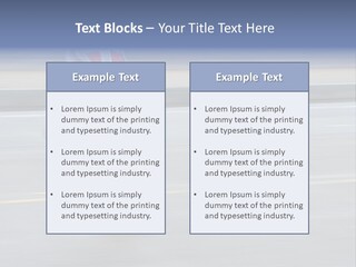 A Woman Running On A Road With A Blurry Background PowerPoint Template