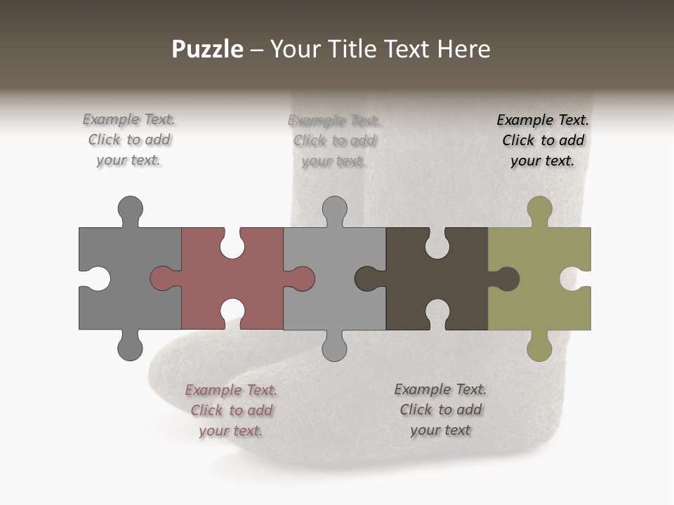 Child's Valenki - Russian Felt Footwear PowerPoint Template