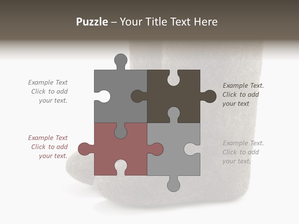 Child's Valenki - Russian Felt Footwear PowerPoint Template