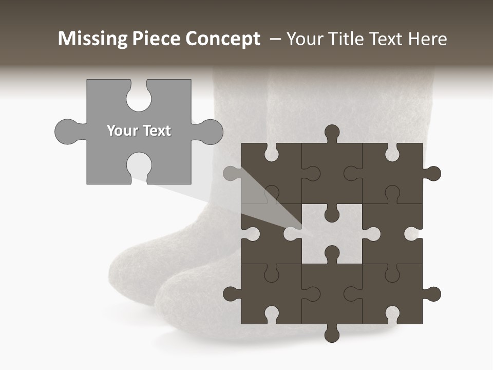 Child's Valenki - Russian Felt Footwear PowerPoint Template