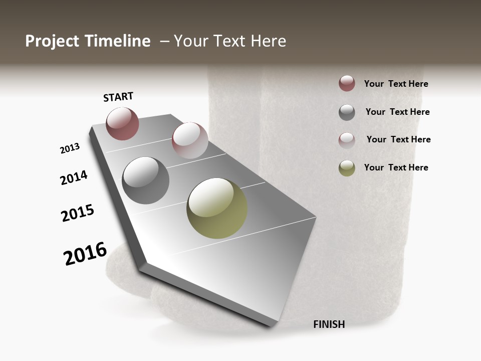 Child's Valenki - Russian Felt Footwear PowerPoint Template