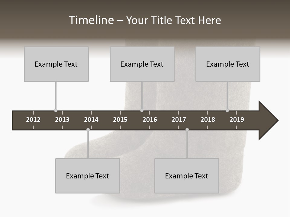 Child's Valenki - Russian Felt Footwear PowerPoint Template