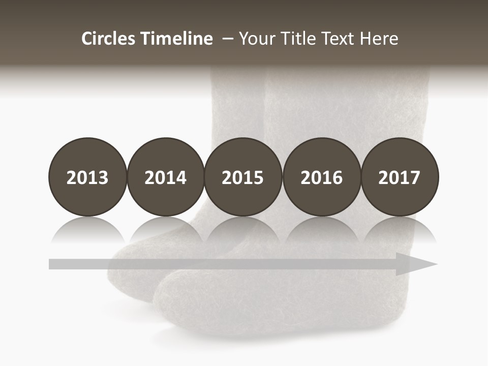 Child's Valenki - Russian Felt Footwear PowerPoint Template