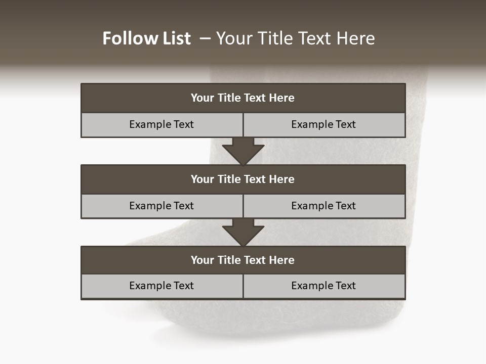 Child's Valenki - Russian Felt Footwear PowerPoint Template