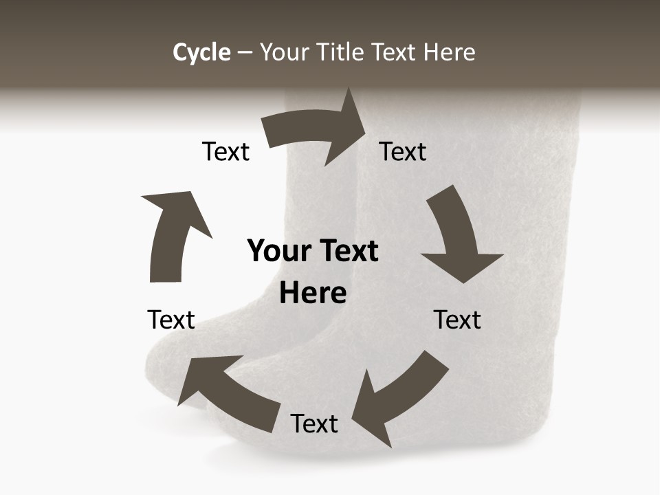 Child's Valenki - Russian Felt Footwear PowerPoint Template