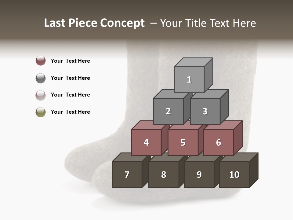 Child's Valenki - Russian Felt Footwear PowerPoint Template