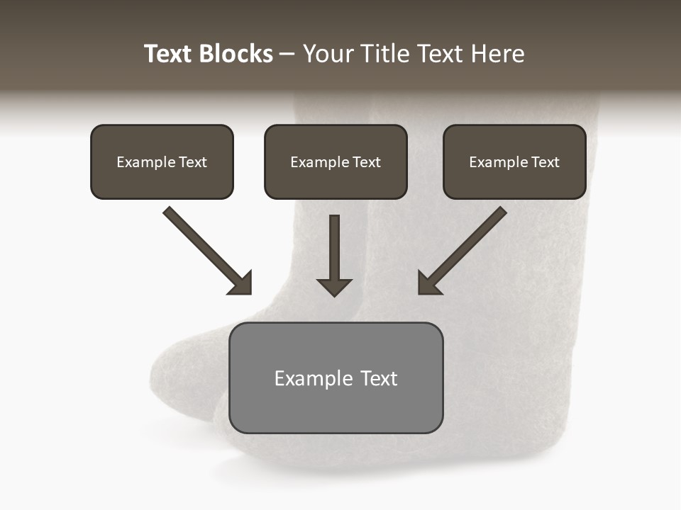 Child's Valenki - Russian Felt Footwear PowerPoint Template