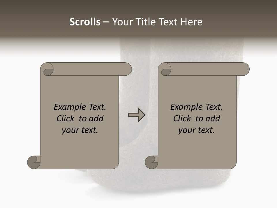 Child's Valenki - Russian Felt Footwear PowerPoint Template