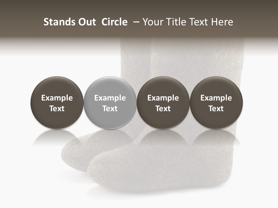 Child's Valenki - Russian Felt Footwear PowerPoint Template