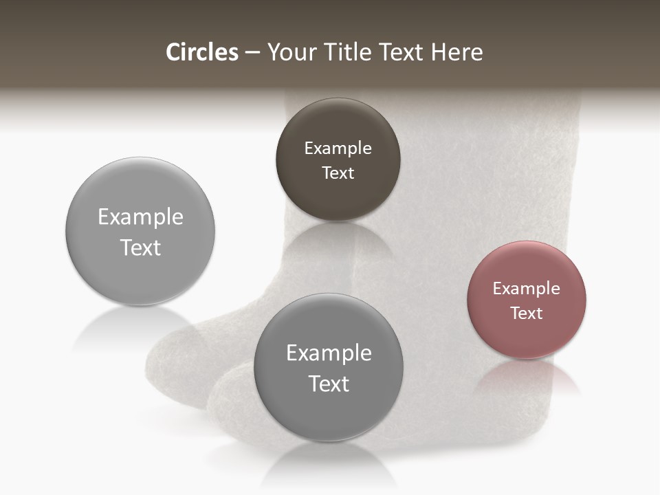 Child's Valenki - Russian Felt Footwear PowerPoint Template