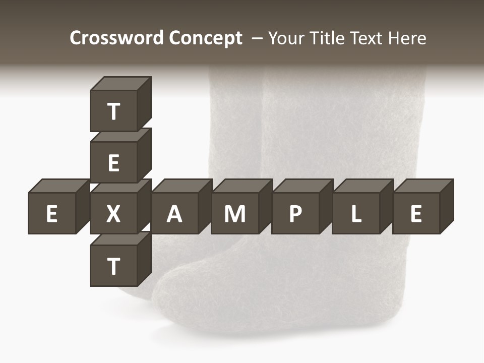 Child's Valenki - Russian Felt Footwear PowerPoint Template