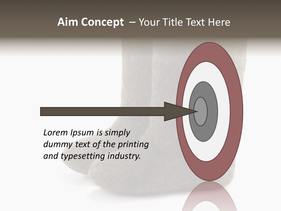 Child's Valenki - Russian Felt Footwear PowerPoint Template