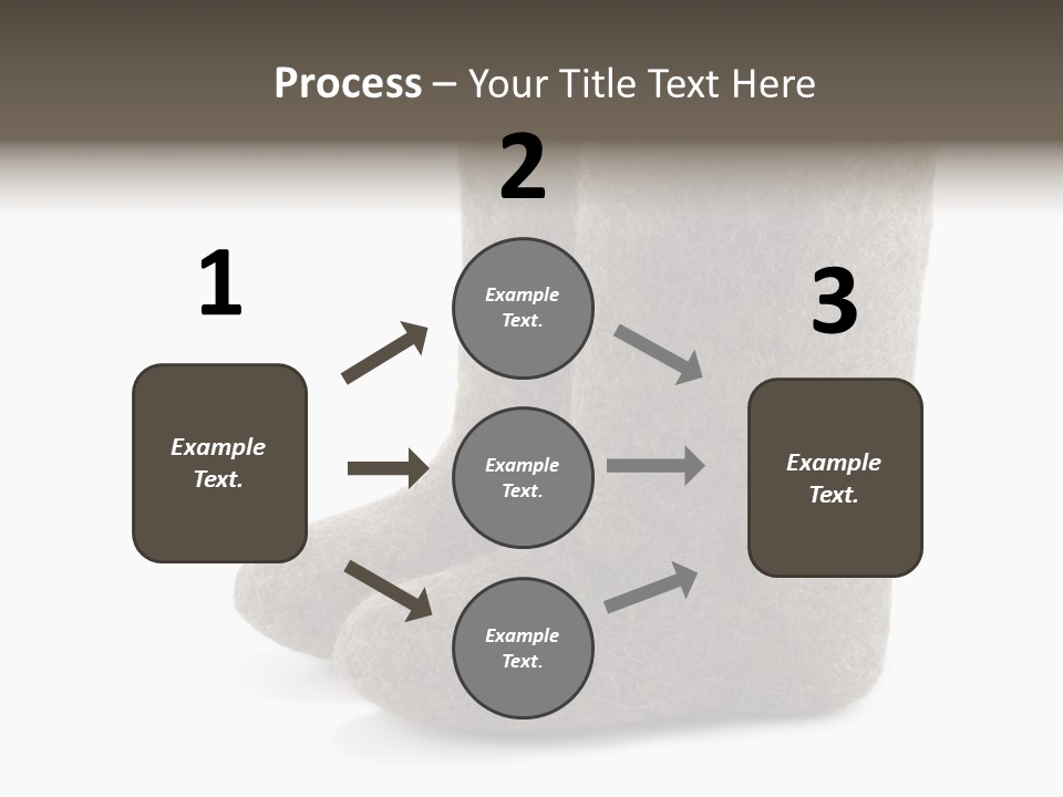 Child's Valenki - Russian Felt Footwear PowerPoint Template