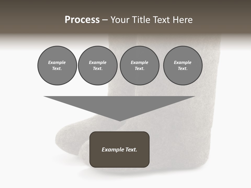 Child's Valenki - Russian Felt Footwear PowerPoint Template