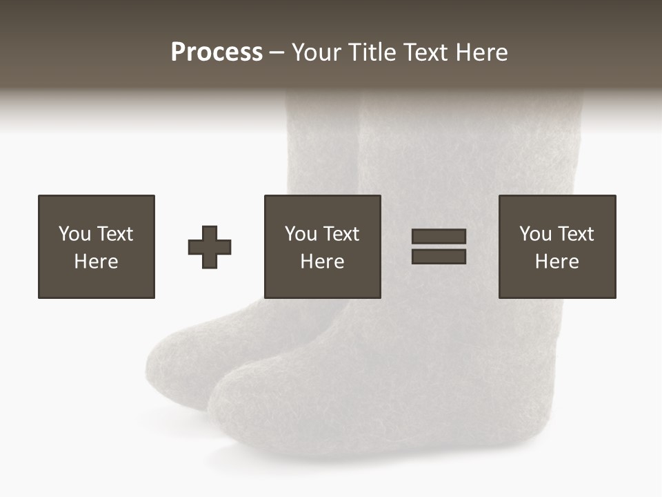 Child's Valenki - Russian Felt Footwear PowerPoint Template