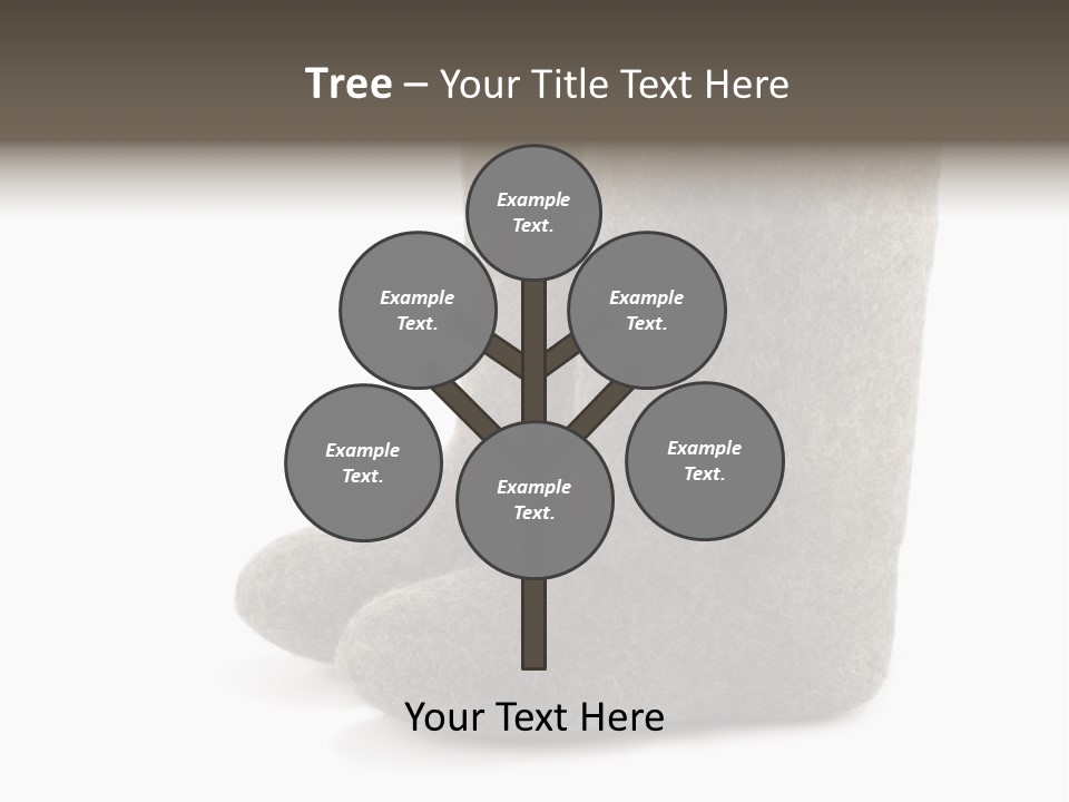 Child's Valenki - Russian Felt Footwear PowerPoint Template