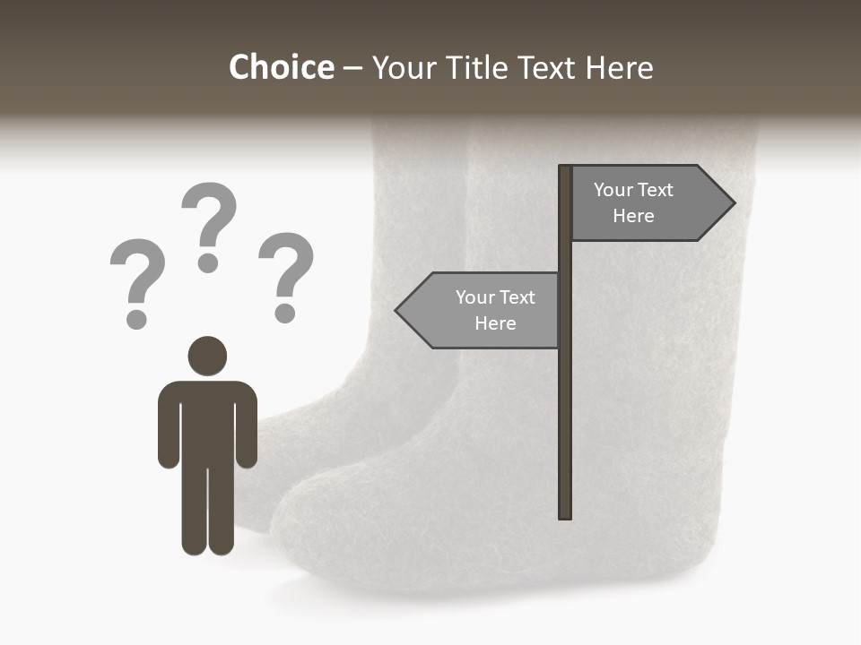 Child's Valenki - Russian Felt Footwear PowerPoint Template