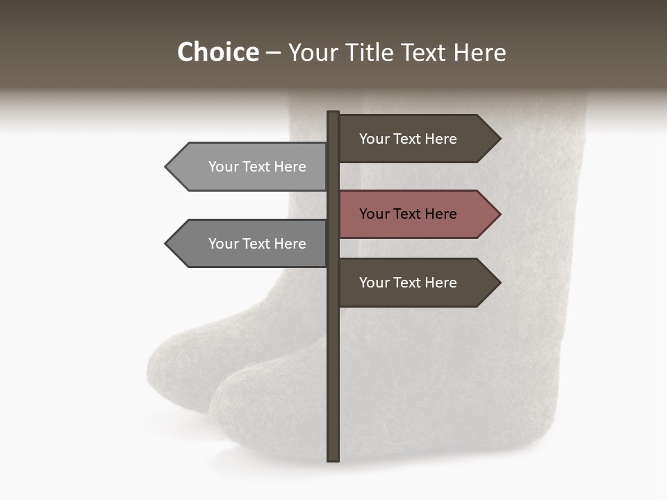 Child's Valenki - Russian Felt Footwear PowerPoint Template