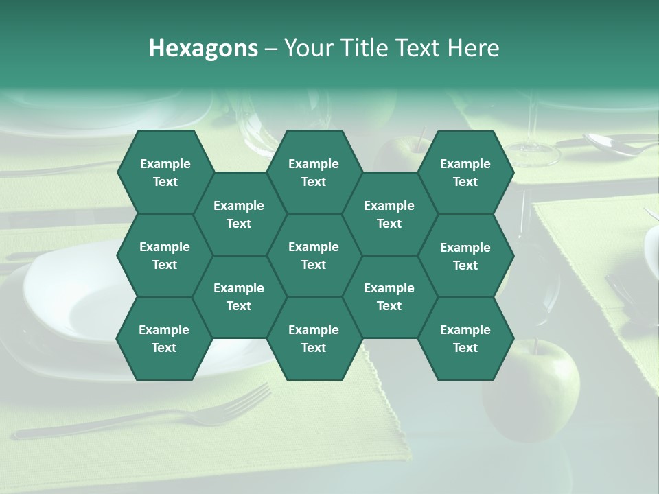 Trendy Table Setting PowerPoint Template