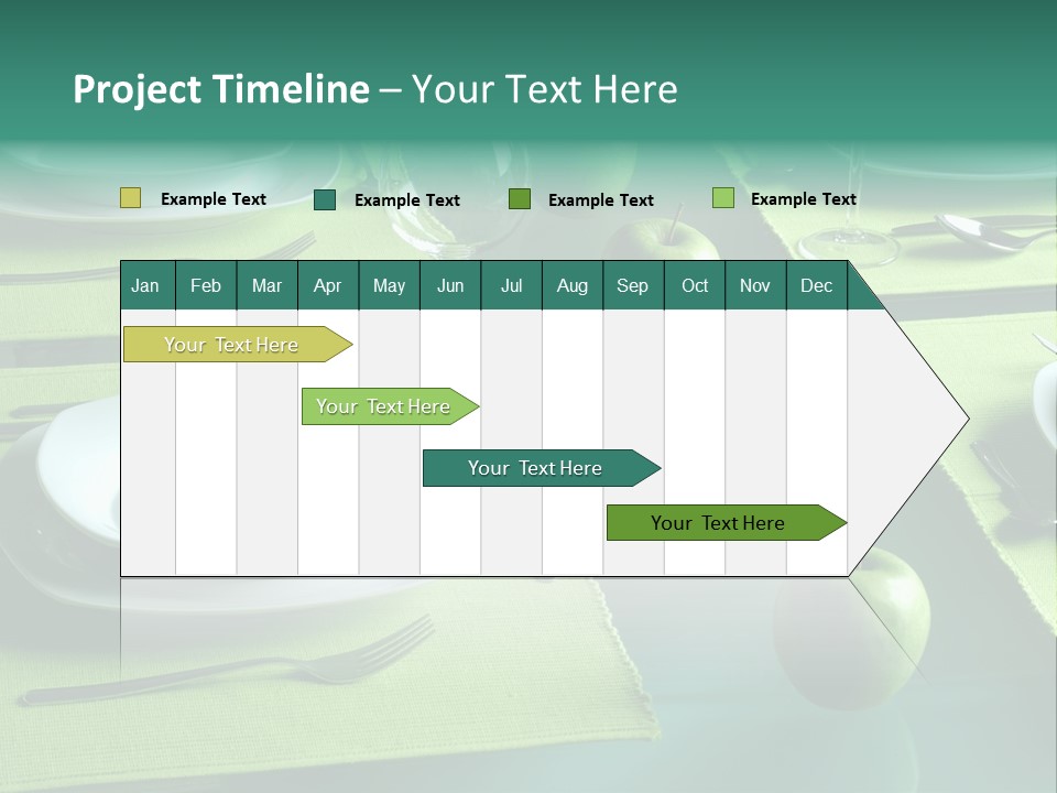 Trendy Table Setting PowerPoint Template