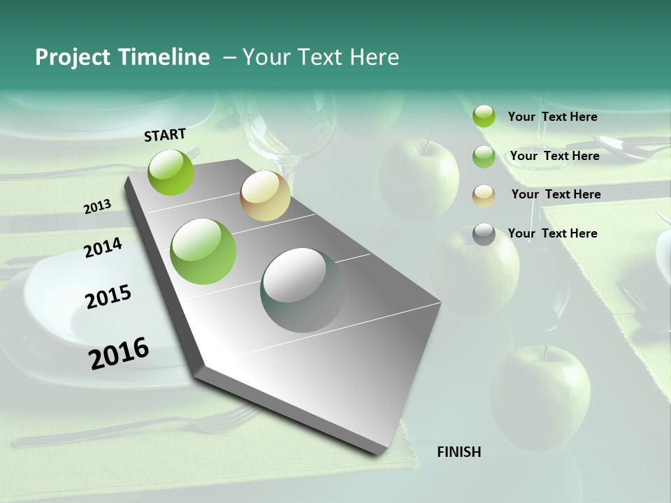 Trendy Table Setting PowerPoint Template