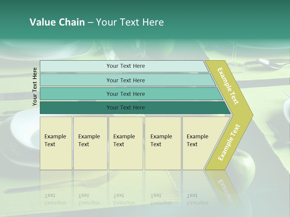 Trendy Table Setting PowerPoint Template