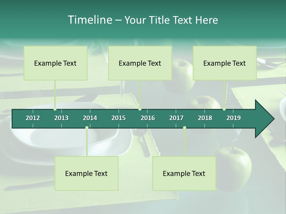 Trendy Table Setting PowerPoint Template