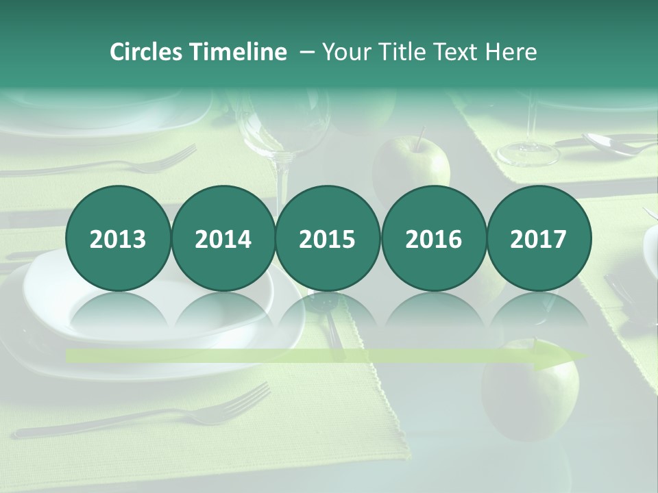 Trendy Table Setting PowerPoint Template