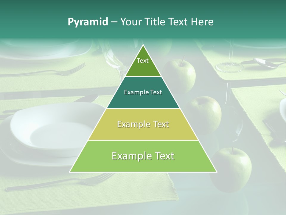 Trendy Table Setting PowerPoint Template