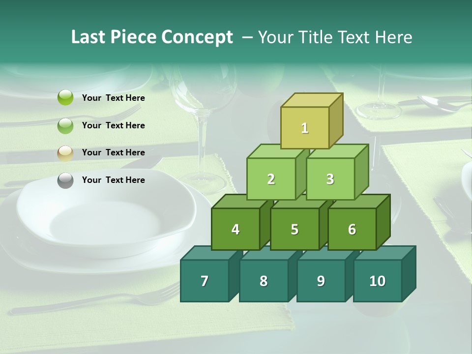Trendy Table Setting PowerPoint Template