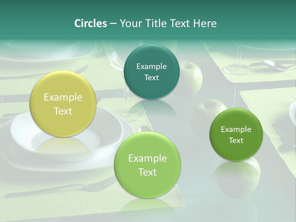 Trendy Table Setting PowerPoint Template