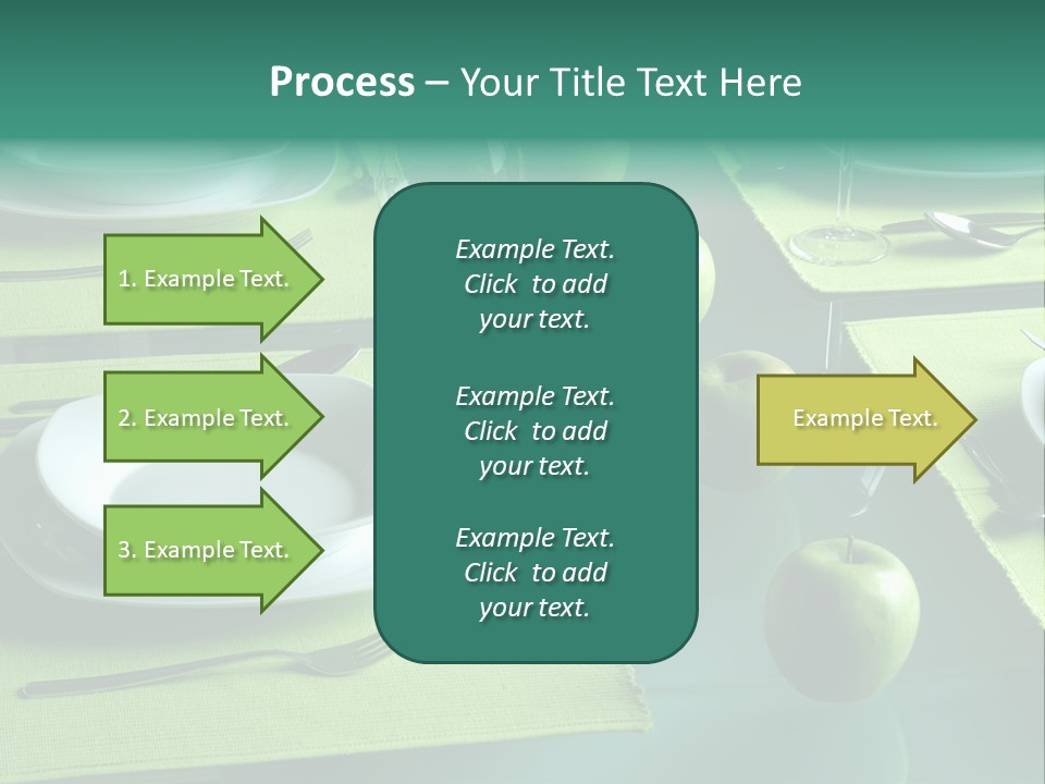 Trendy Table Setting PowerPoint Template