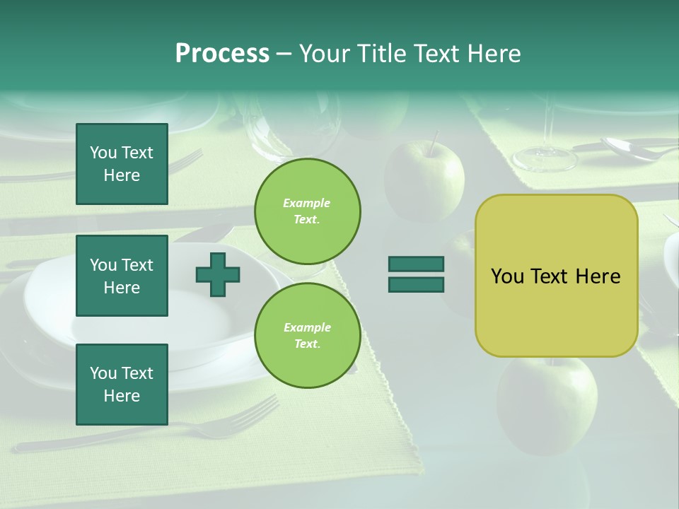 Trendy Table Setting PowerPoint Template