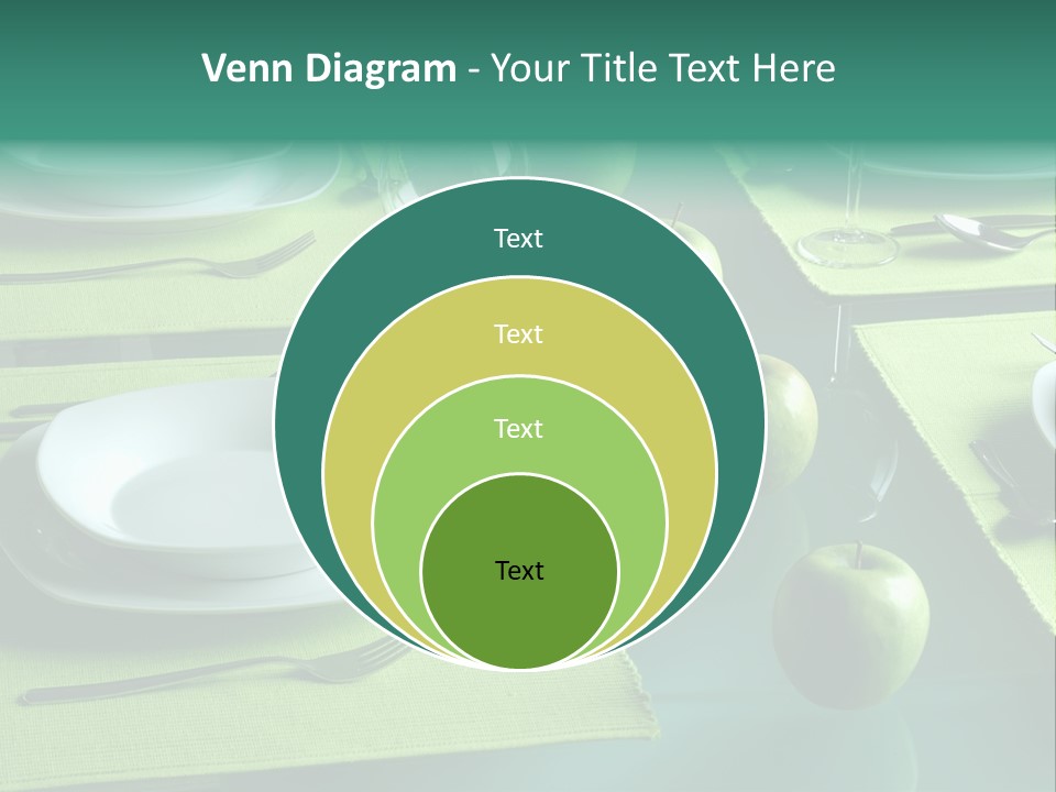 Trendy Table Setting PowerPoint Template