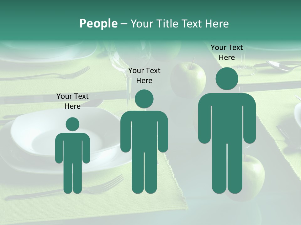 Trendy Table Setting PowerPoint Template