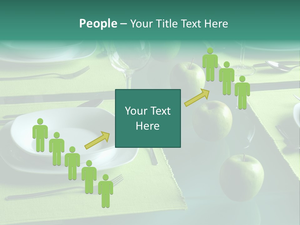 Trendy Table Setting PowerPoint Template