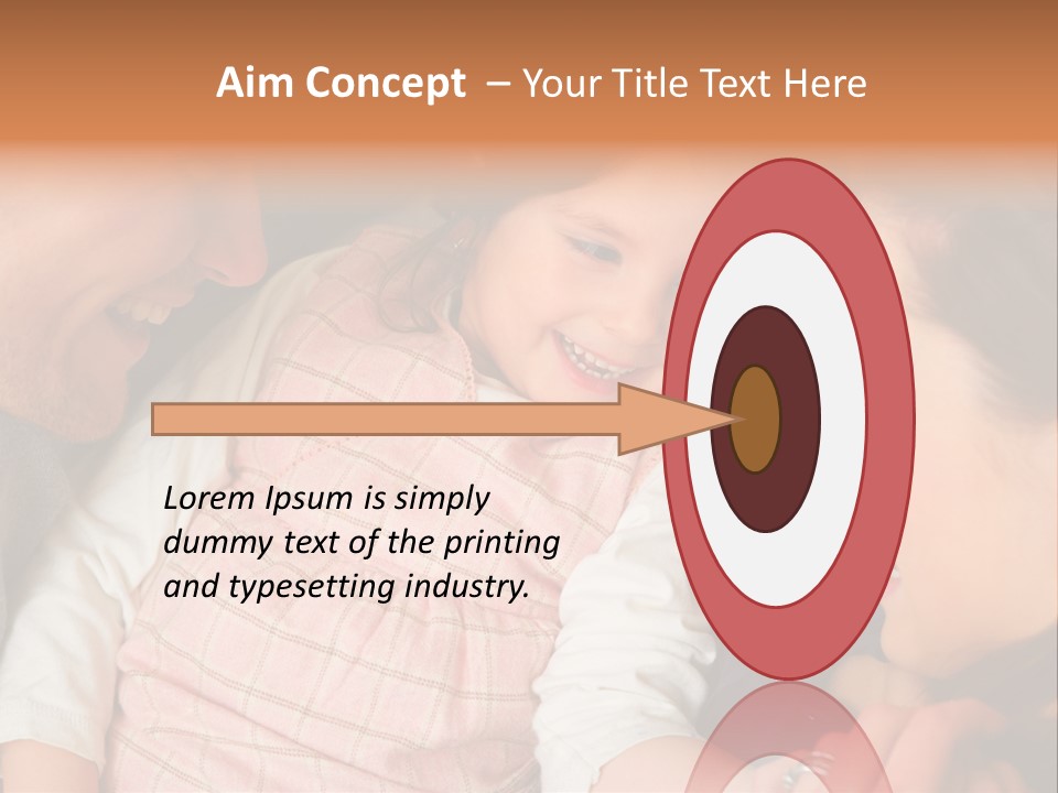 Great Dane In Front Of A White Background PowerPoint Template