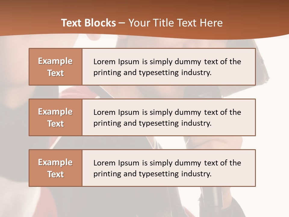 Photo Of Smiling Boy Singing A Rap Song PowerPoint Template